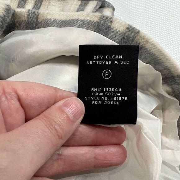 Bagatelle White Gray Plaid Mini Skirt - Picture 6 of 9